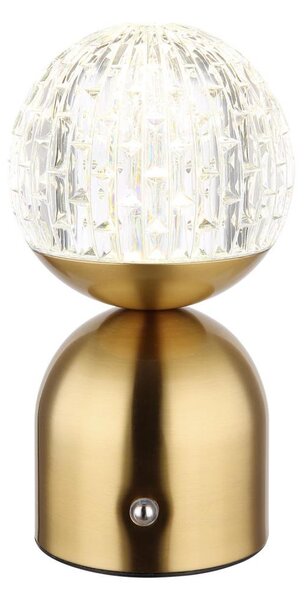 Globo 21007M-LED Stm. dot. stol. lampa JULSY LED/2,5W/3,7V 2700/4000/6500K mosaz