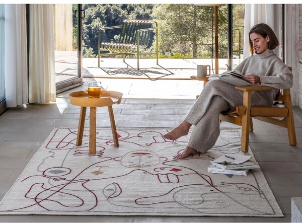 Nanimarquina Koberec Silhouette Kilim, afgánská a novozélandská vlna Rozměr: 170x240 cm