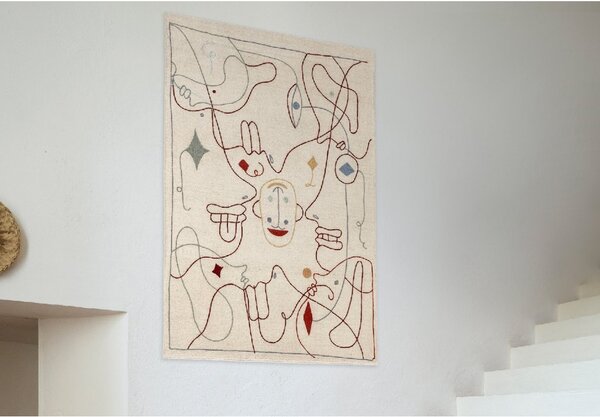 Nanimarquina Koberec Silhouette Kilim, afgánská a novozélandská vlna Rozměr: 170x240 cm