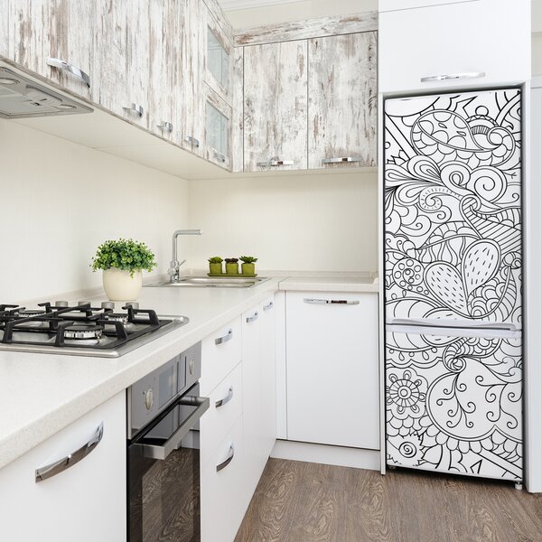 Fototapeta samolepící na ledničku Pozadí Zentangle FridgeStick-70x190-f-122077054