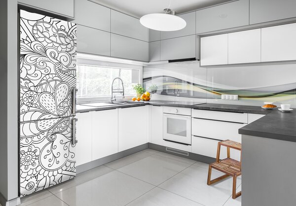 Fototapeta samolepící na ledničku Pozadí Zentangle FridgeStick-70x190-f-122077054