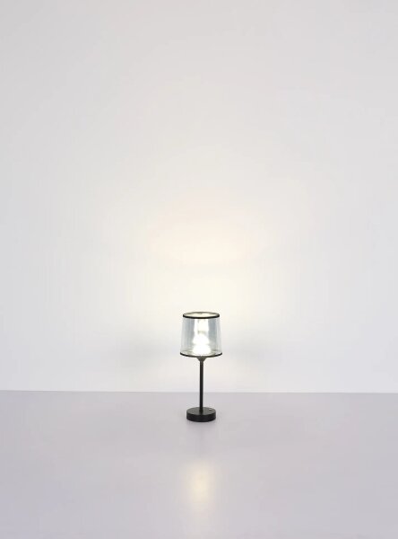 Globo 21008S - LED Stmív. stolní lampa LUNKI LED/2,5W/3,7V 2700/4000/6500K černá