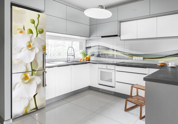 Nálepka fototapeta na ledničku Orchidej FridgeStick-70x190-f-123330197