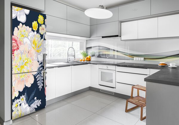 Fototapeta na ledničku Kytice květin FridgeStick-70x190-f-122966276