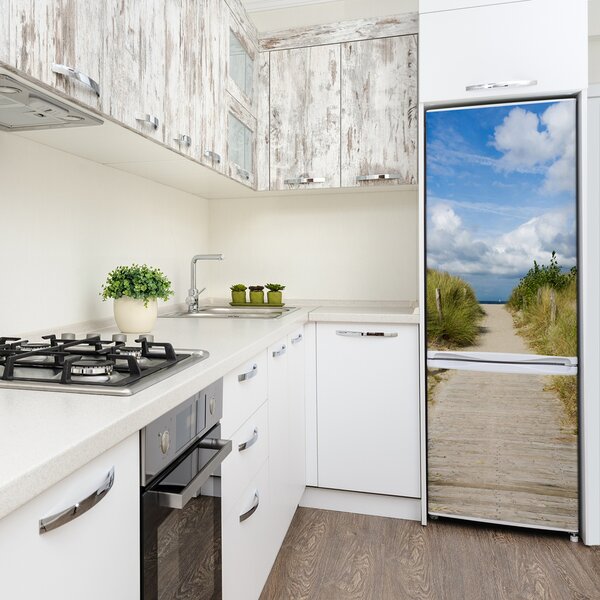 Nálepka na ledničku Stezka na pláž FridgeStick-70x190-f-123471354