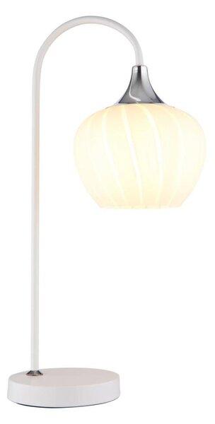 Globo 15548TW - Stolní lampa MAXY 1xE27/40W/230V bílá