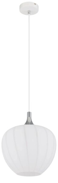 Globo 15548H1W - Lustr na lanku MAXY 1xE27/60W/230V pr. 29 cm bílá