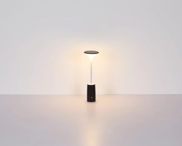 Globo 21020B - LED Stmívatelná stolní lampa QUIRIN LED/1,2W/3,7V 3000K černá