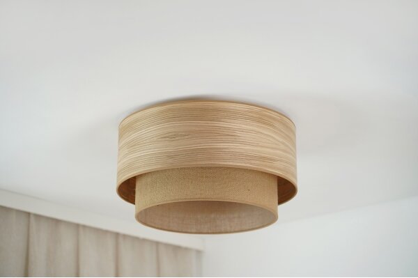 Brilagi - Stropní svítidlo MONTANA BOHO 1xE27/15W/230V pr. 45 cm hnědá