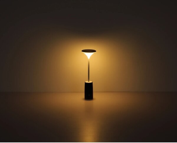 Globo 21020B - LED Stmívatelná stolní lampa QUIRIN LED/1,2W/3,7V 3000K černá
