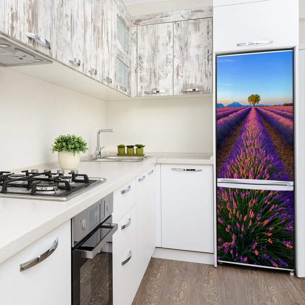 Nálepka na ledničku samolepící Pole levandule FridgeStick-70x190-f-125992603