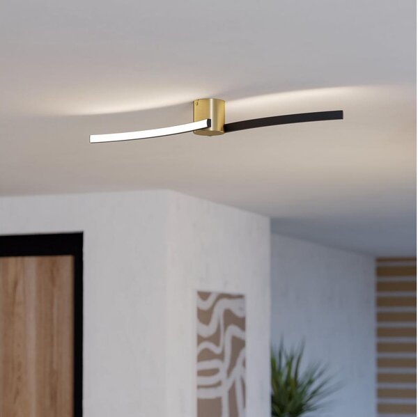 Eglo 901216 - LED Stropní svítidlo AIETA LED/12W/230V 4000K černá