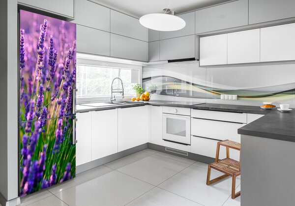 Foto nálepka tapeta lednička Pole levandule FridgeStick-70x190-f-125992739