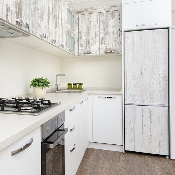 Nálepka tapeta na ledničku Dřevěné pozadí FridgeStick-70x190-f-127568738