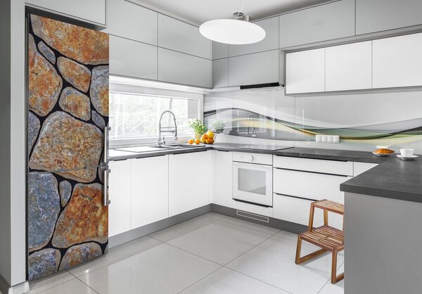 Nálepka fototapeta na ledničku Kamení pozadí FridgeStick-70x190-f-127628618