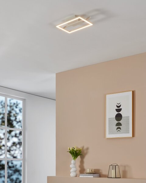 Eglo 901116 - LED Stmívatelné stropní svítidlo AMANDOLO LED/17W/230V bílá + DO