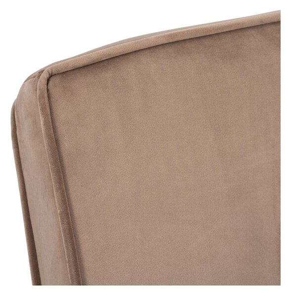 Rozkládací křeslo Halsin Velvet, béžová