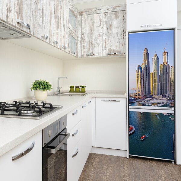 Samolepící nálepka na ledničku Zátoka Dubai FridgeStick-70x190-f-128392150