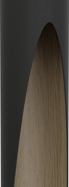 Eglo 901733 - LED Lustr na lanku BARBOTTO 4xGU10/4,5W/230V 3000K černá/hnědá