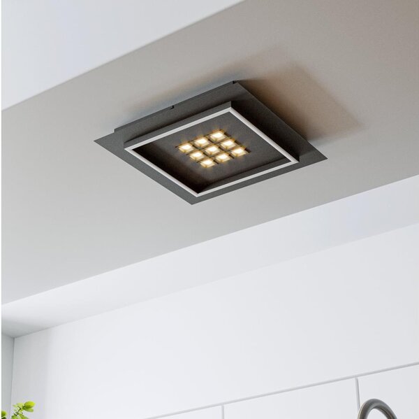 Eglo 901192 - LED Stmívatelné stropní svítidlo BALAZOTE LED/21,4W/230V černá +DO