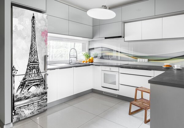 Samolepící nálepka na ledničku Eiffelova věž FridgeStick-70x190-f-129898169