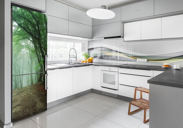 Nálepka na ledničku samolepící Mlha v lese FridgeStick-70x190-f-132941694