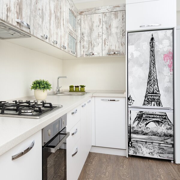 Samolepící nálepka na ledničku Eiffelova věž FridgeStick-70x190-f-129898169