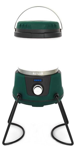 Retlux - LED Stmívatelná přenosná lampa s funkcí powerbanky LED/3W/4400 mAh IPX2