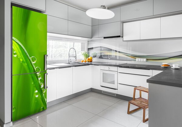 Foto nálepka tapeta lednička Stébla trávy FridgeStick-70x190-f-132303830