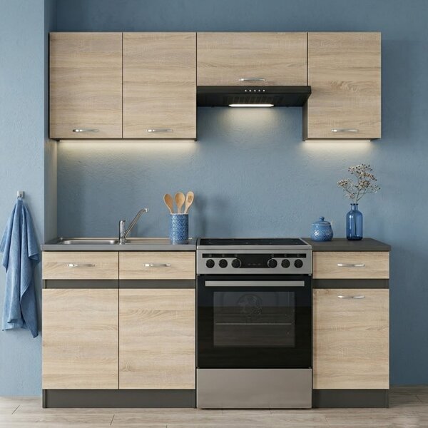 Kuchyň Junona Modul VERZE2 BBL 180, wenge/dub sonoma