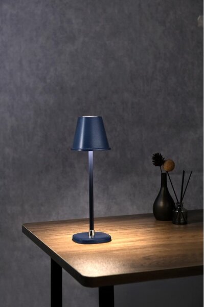 Retlux - LED Stmívatelná nabíjecí stolní lampa LED/3W/1800 mAh tmavě modrá