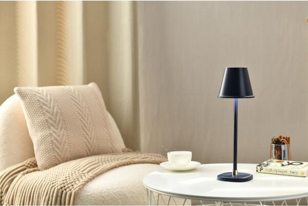 Retlux - LED Stmívatelná nabíjecí stolní lampa LED/3W/1800 mAh tmavě modrá