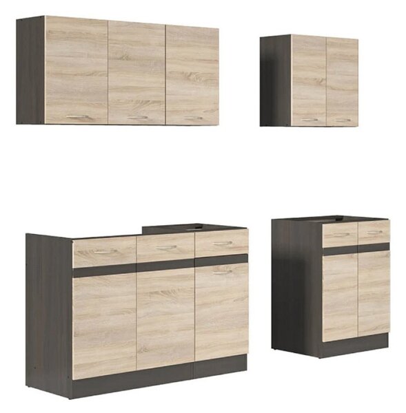 Kuchyň Junona Modul VERZE2 BBL 180/A, wenge/dub sonoma