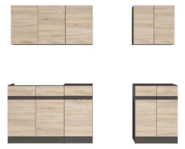 Kuchyň Junona Modul VERZE2 BBL 180/A, wenge/dub sonoma