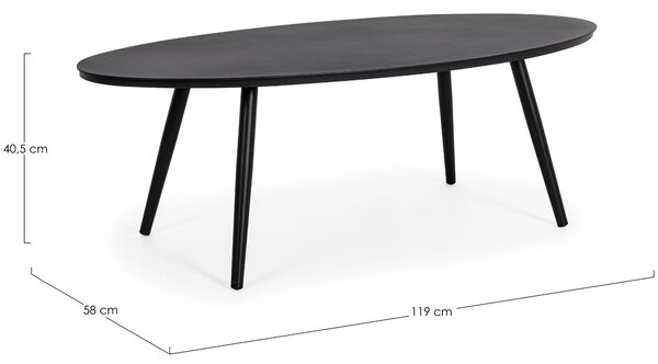 Bizzotto Kovový zahradní stolek Space 119 x 58 cm