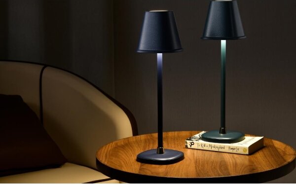 Retlux - LED Stmívatelná nabíjecí stolní lampa LED/3W/1800 mAh tmavě modrá