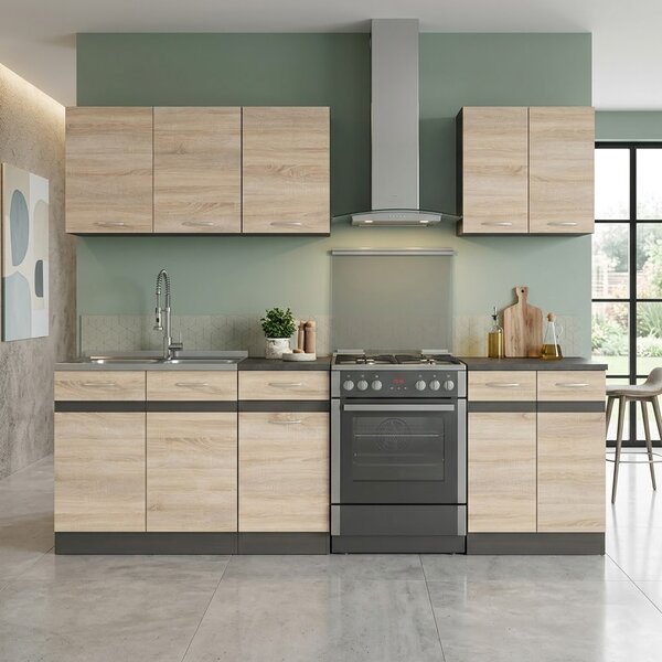 Kuchyň Junona Modul VERZE2 BBL 180/A, wenge/dub sonoma