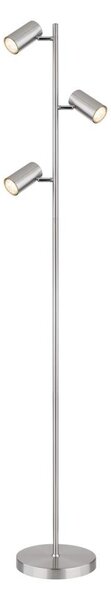 Globo 57910S - Stojací lampa ROBBY 3xGU10/5W/230V matný chrom