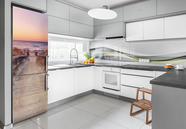 Nálepka na ledničku Stezka na pláž FridgeStick-70x190-f-135049987