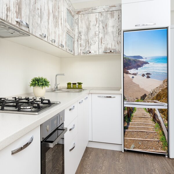 Nálepka na ledničku Stezka na pláž FridgeStick-70x190-f-135610258