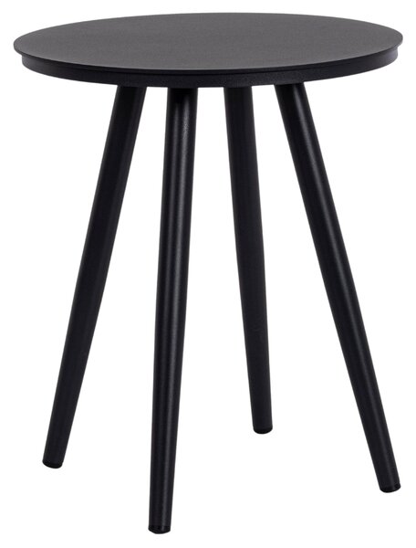 Černý kovový zahradní odkládací stolek Bizzotto Space