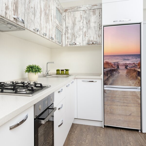 Nálepka na ledničku Stezka na pláž FridgeStick-70x190-f-135049987