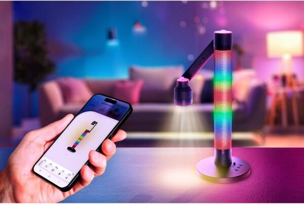 Retlux - LED RGBW Stmívatelná stolní lampa LED/10W/5V 2700-6000K Wi-Fi Tuya + DO