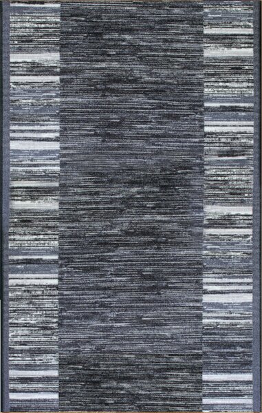 Associated Weavers koberce Protiskluzový běhoun na míru Adagio 29 tmavě šedý s obšitím - šíře 90 cm s obšitím