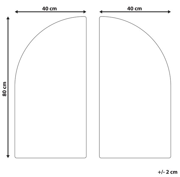 Závěsná ozdoba OGAN 80 cm Černá