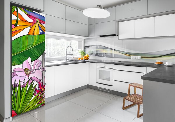Fototapeta samolepící na ledničku Havajský vzor FridgeStick-70x190-f-135437708