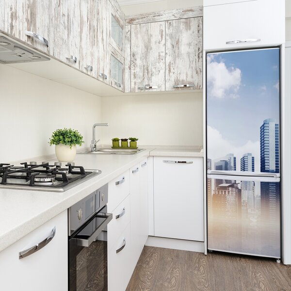 Nálepka na ledničku Mrakodrapy FridgeStick-70x190-f-136133986