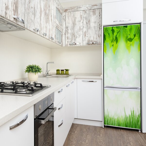 Nálepka fototapeta na ledničku Tráva FridgeStick-70x190-f-142120887