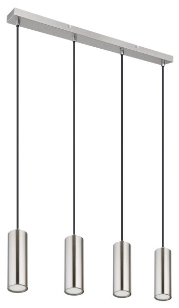Globo 57911-4H - Lustr na lanku ROBBY 4xGU10/35W/230V matný chrom