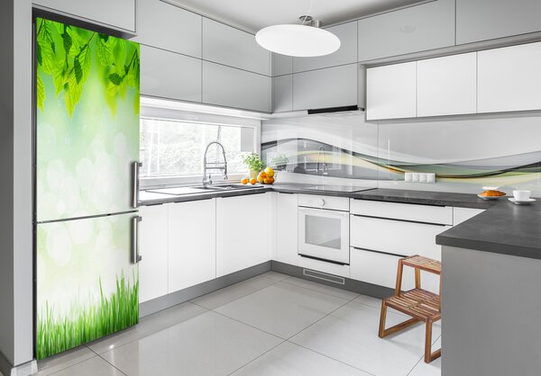 Nálepka fototapeta na ledničku Tráva FridgeStick-70x190-f-142120887